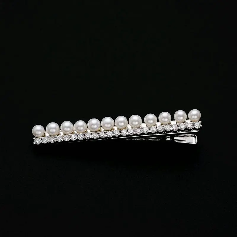 Kẹp tóc Freshwater Pearl - Ngọc trai ngọt ~4.5-4.7mm