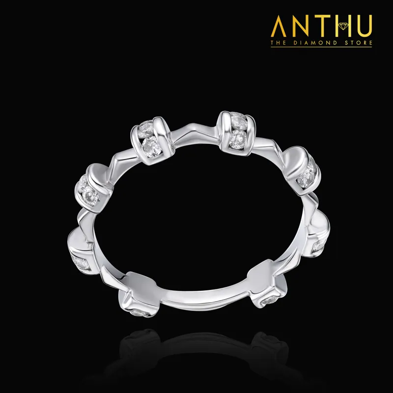 DV - Nhẫn Style kim cương tự nhiên tấm ~1.9-2.0li