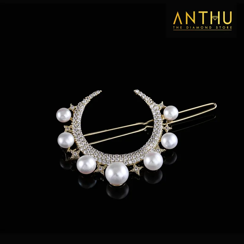Kẹp tóc Freshwater Pearl - Ngọc trai nước ngọt