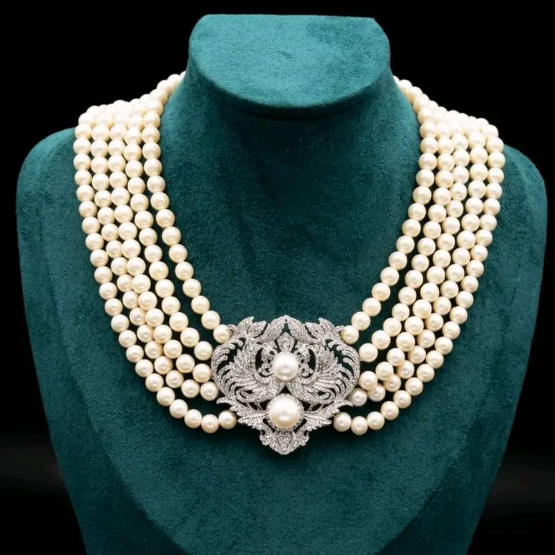 Dây chuyền & ghim Freshwater Pearl - Ngọc trai ngọt