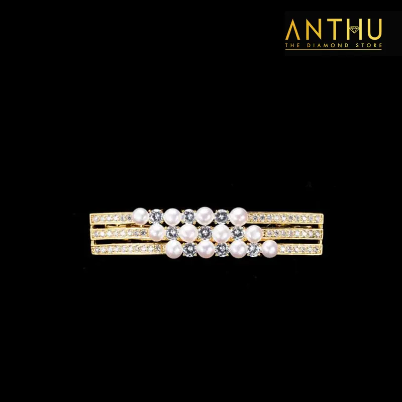 Kẹp tóc Freshwater Pearl - Ngọc trai nước ngọt