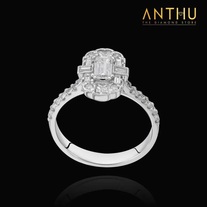 Nhẫn Duchess đính kim cương tự nhiên ~5.1x3.0li