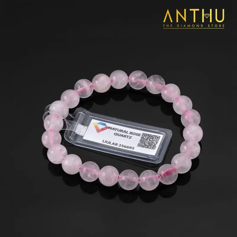 KĐ LIULAB - Lắc tay Thạch Anh Hồng tự nhiên