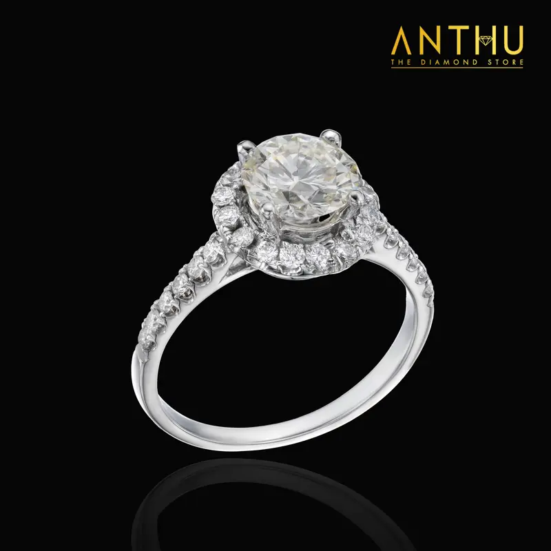 Nhẫn đính kim cương tự nhiên 1.31carat