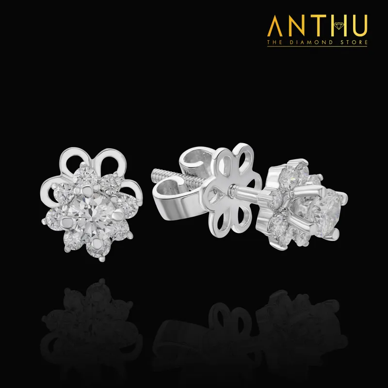 Bông tai đính kim cương tự nhiên 3.0li