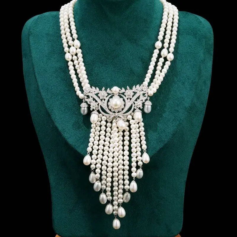 Dây chuyền & ghim Freshwater Pearl - Ngọc trai ngọt